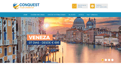 Desktop Screenshot of conquestoperadora.com.br