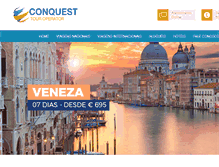 Tablet Screenshot of conquestoperadora.com.br